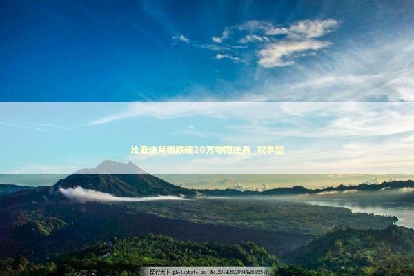 比亚迪月销跌破20万零跑逆袭_叙事型