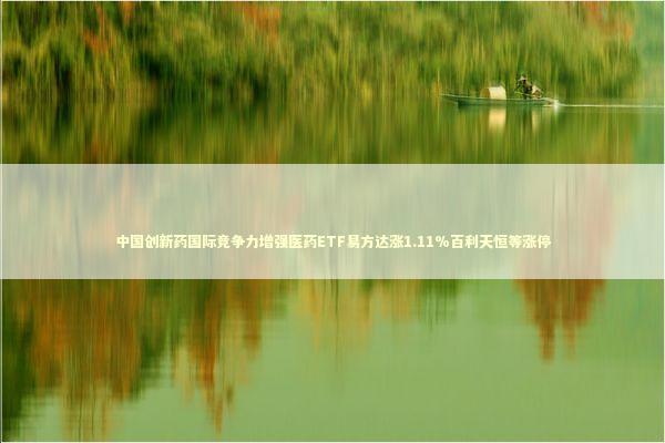 中国创新药国际竞争力增强医药ETF易方达涨1.11%百利天恒等涨停 新闻