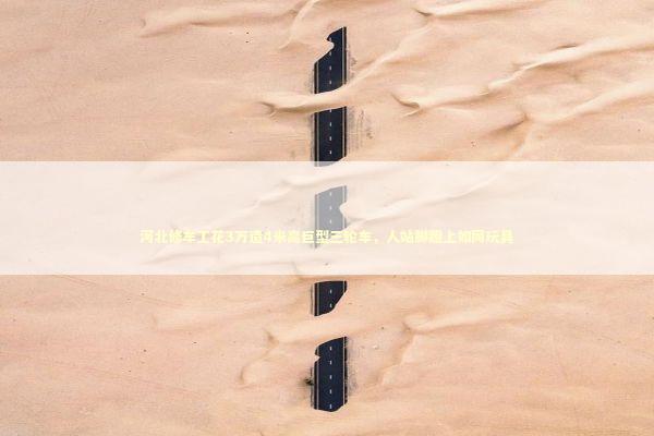 河北修车工花3万造4米高巨型三轮车，人站脚蹬上如同玩具