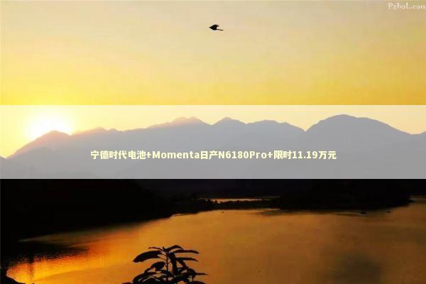 宁德时代电池+Momenta日产N6180Pro+限时11.19万元