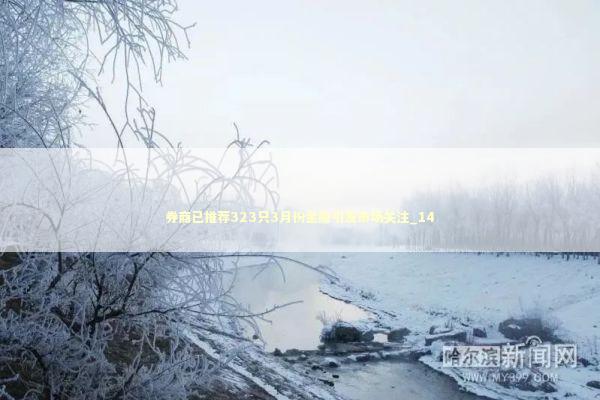 券商已推荐323只3月份金股引发市场关注_14