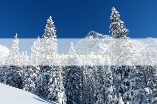 全国人大代表郑功成：养老服务就业空间巨大_3