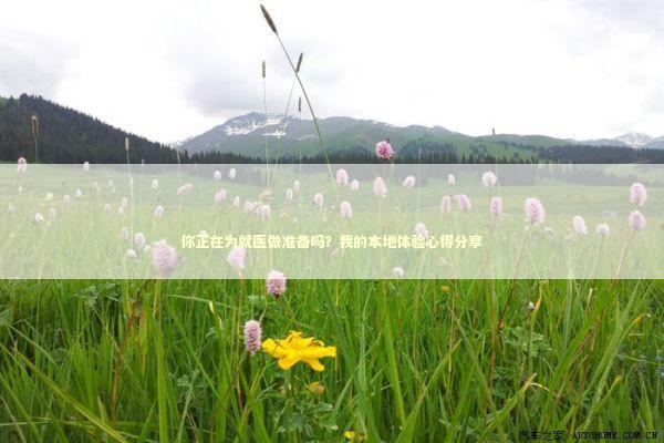 你正在为就医做准备吗？我的本地体验心得分享 健康养生